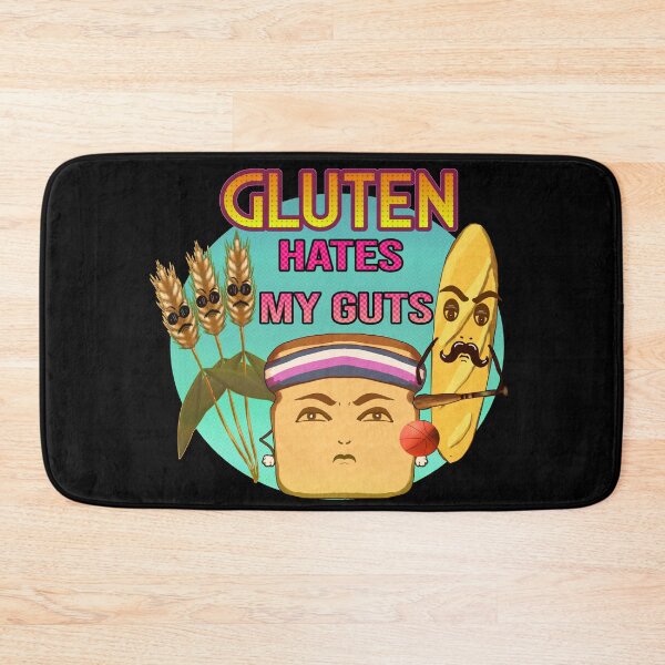 Item preview, Gluten Hates My Guts designed and sold by Kyradem.