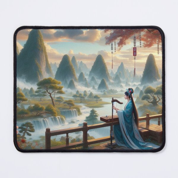 Item preview, Melody of the Flowing Mountains designed and sold by calmgarden.