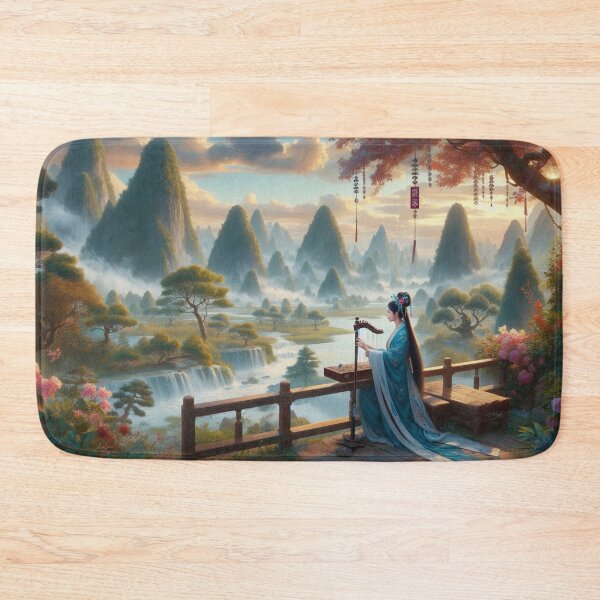 Item preview, Melody of the Flowing Mountains designed and sold by calmgarden.