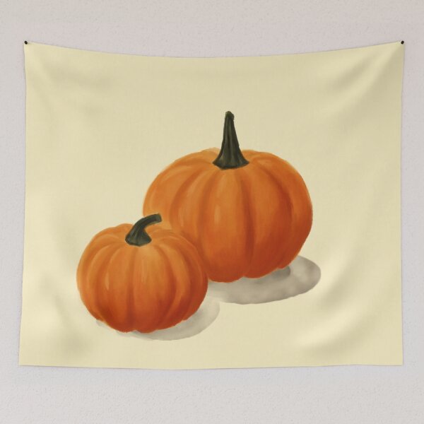 Item preview, Two Simple Watercolor Pumpkins designed and sold by SolarFamily.