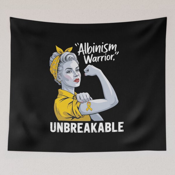 Item preview, Albinism Warrior Awareness Womens Yellow Ribbon Support designed and sold by RansomFlatley.