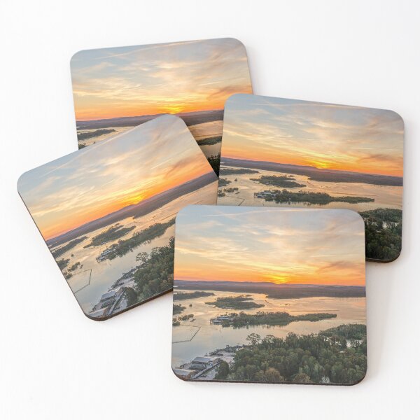 Item preview, A stunning aerial photograph of Wallis Lake designed and sold by Southern Cross Lifestyle .