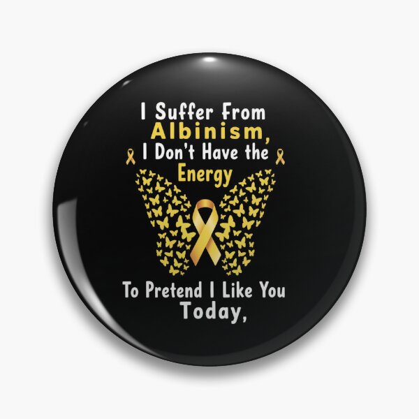 Item preview, Albinism Awareness Yellow Butterfly Cute Ribbon designed and sold by HaileyRobel.