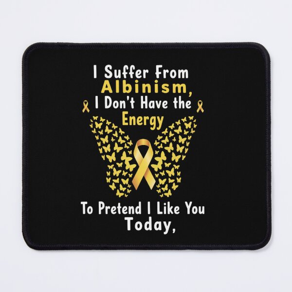 Item preview, Albinism Awareness Yellow Butterfly Cute Ribbon designed and sold by HaileyRobel.