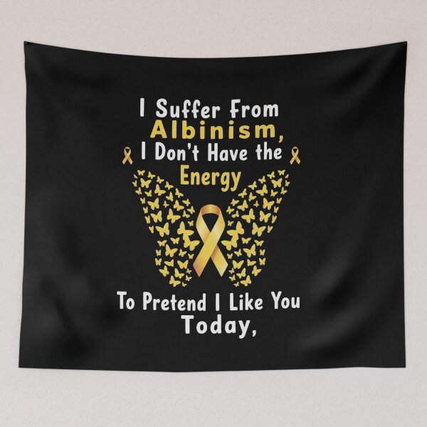 Item preview, Albinism Awareness Yellow Butterfly Cute Ribbon designed and sold by HaileyRobel.