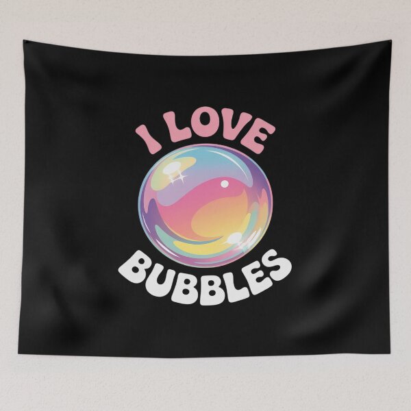 Item preview, I Love Bubbles I Soap Bubble Bubbles Children designed and sold by BlackStars3Neon.