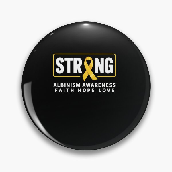 Item preview, Albinism Awareness - Yellow Ribbon Albinism designed and sold by estellaken.