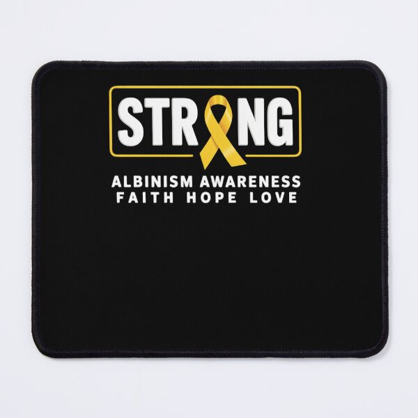 Item preview, Albinism Awareness - Yellow Ribbon Albinism designed and sold by estellaken.