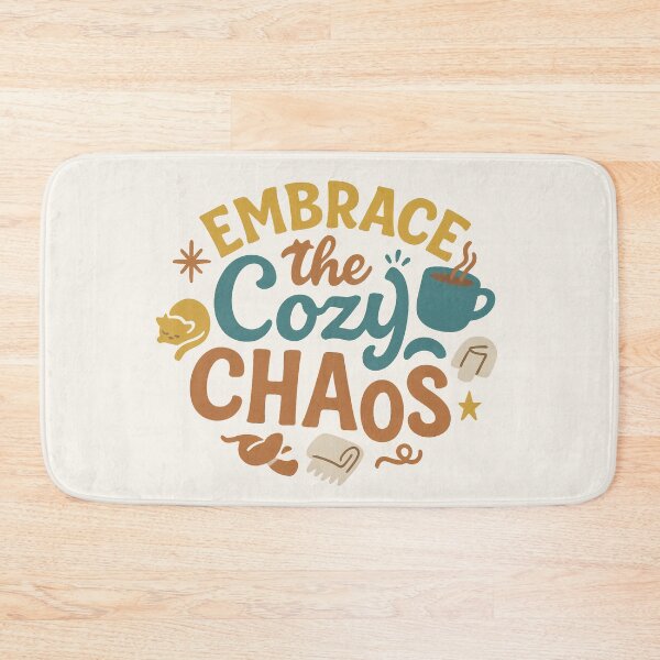 Item preview, Embrace the Cozy Chaos – Playful Whimsical Typography Design designed and sold by Ombrya.
