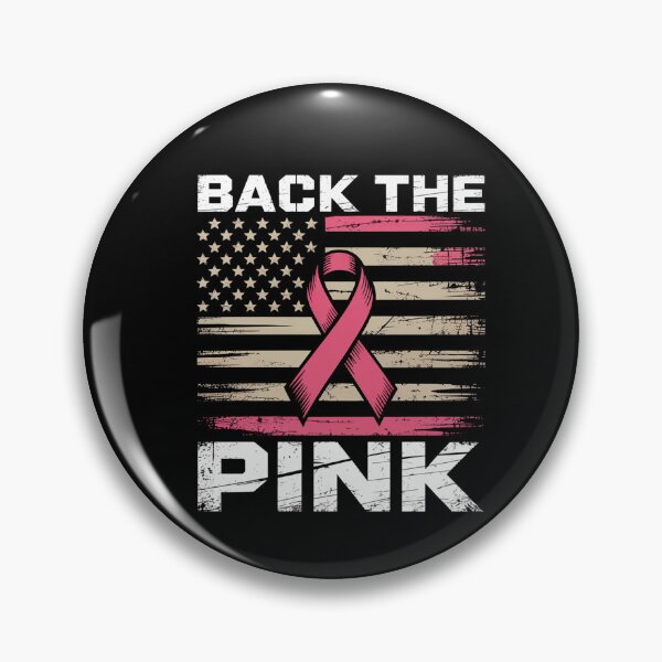 Item preview, Back The Pink American Flag Breast Cancer Awareness designed and sold by NewIdeasSArt.
