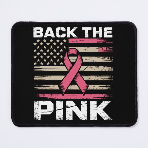 Item preview, Back The Pink American Flag Breast Cancer Awareness designed and sold by NewIdeasSArt.
