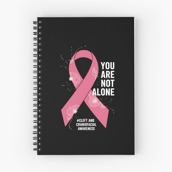 Item preview, You are not alone Cleft & Craniofacial Awareness Pink Ribbon designed and sold by RayArmstrong.