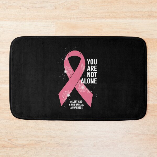 Item preview, You are not alone Cleft & Craniofacial Awareness Pink Ribbon designed and sold by RayArmstrong.