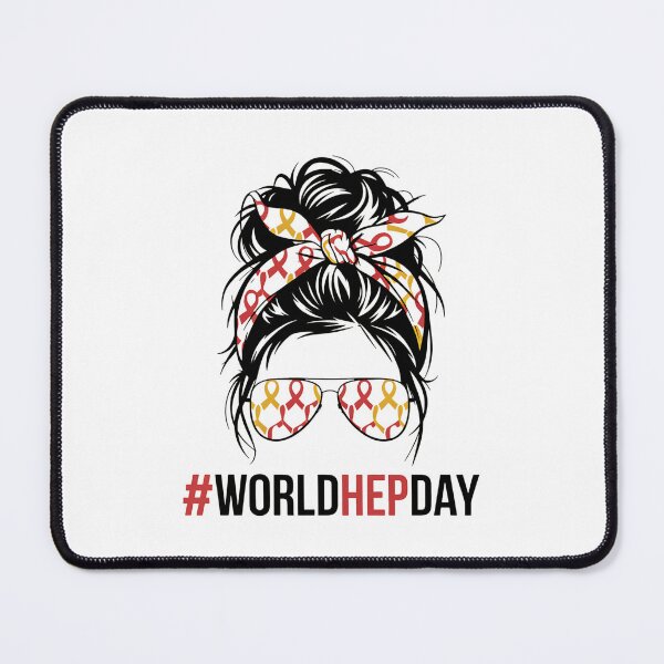 Item preview, World Hepatitis Day Hepatitis Awareness Messy Bun designed and sold by HaileyRobel.
