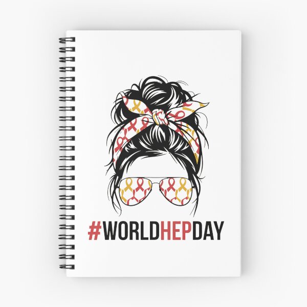 Item preview, World Hepatitis Day Hepatitis Awareness Messy Bun designed and sold by HaileyRobel.