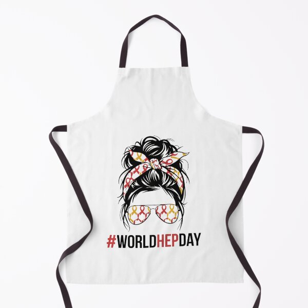 Item preview, World Hepatitis Day Hepatitis Awareness Messy Bun designed and sold by HaileyRobel.