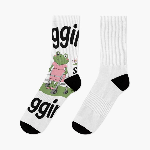 Item preview, Sarcasm Humor Woman Frog LGBT Sagging But Still Gagging designed and sold by GGrizeldaRivas.