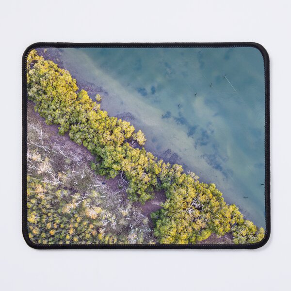 Item preview, A peaceful aerial photograph of Wallis Lake designed and sold by Southern Cross Lifestyle .