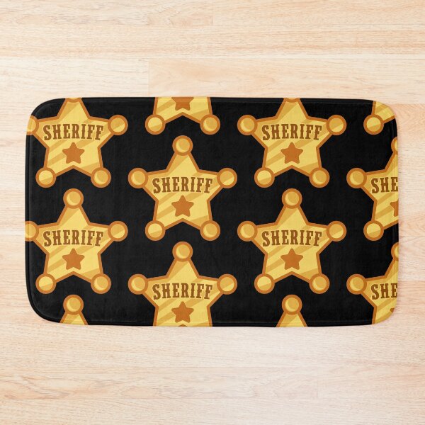 Item preview, Sheriff Badge, Western Clipart, Texas  designed and sold by GoldenSunsetBloom.