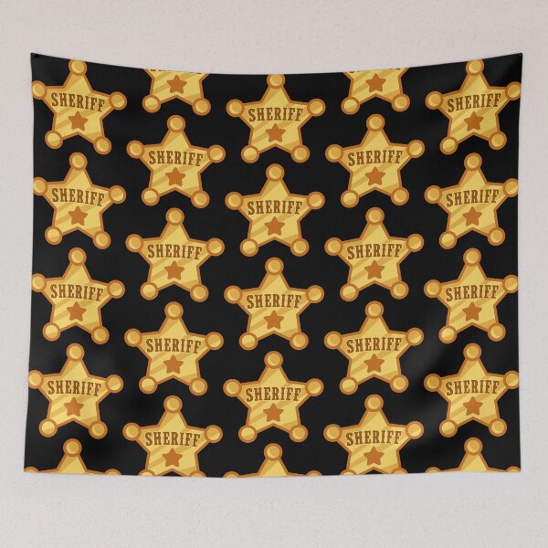 Item preview, Sheriff Badge, Western Clipart, Texas  designed and sold by GoldenSunsetBloom.