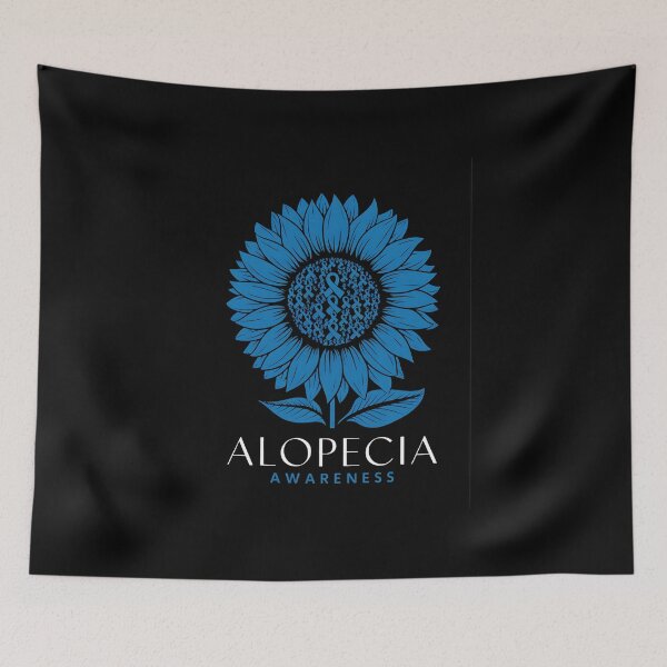 Item preview, We Wear Blue Alopecia Areata Awareness Month designed and sold by HaileyRobel.