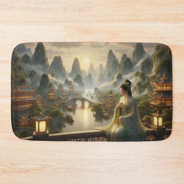 Item preview, Echoes Beneath the Golden Peaks designed and sold by calmgarden.