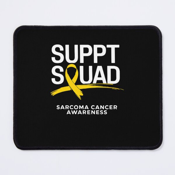 Item preview, Support Squad Sarcoma Cancer Awareness Yellow Ribbon Team designed and sold by RayArmstrong.