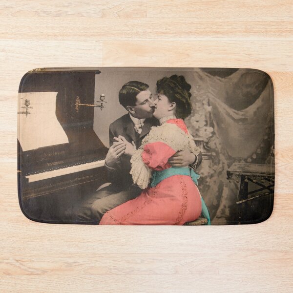 Item preview, Vintage postcard with lovers kissing circa 1909 designed and sold by Photopat.