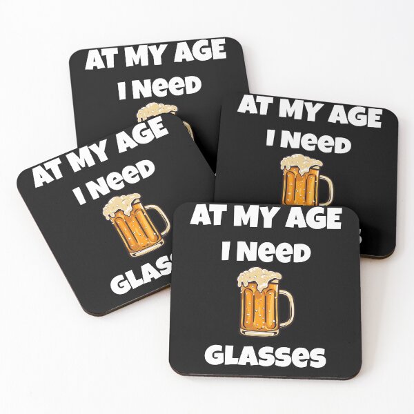 Item preview, At My Age I Need Glasses designed and sold by JohnnyP-Store.