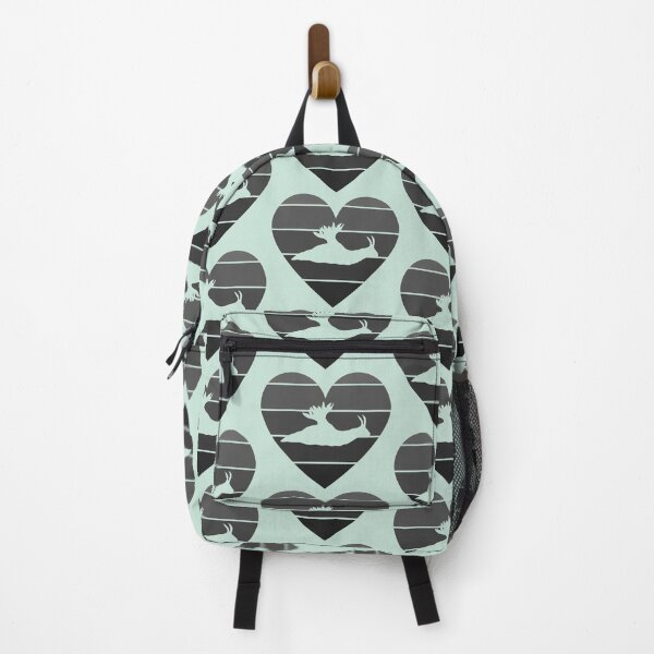 Item preview, Nudibranch Silhouette Grey Striped Heart designed and sold by FollowThatGoose.