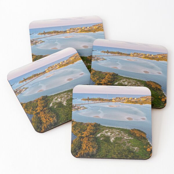 Item preview, A beautiful aerial photograph of Wallis Lake designed and sold by Justin Mckinney.