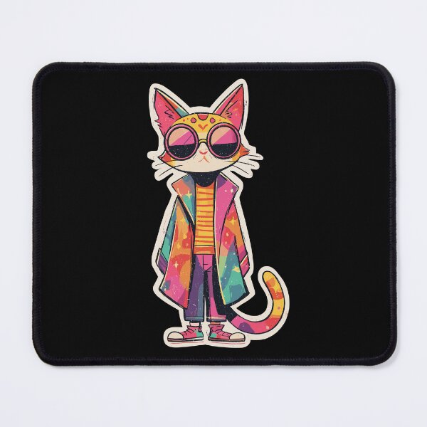 Item preview, Trippy Psychedelic Cat designed and sold by bapupa.