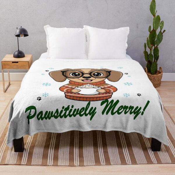 Item preview, Pawsitively Merry Chiweenie in Christmas Sweater with Hot Cocoa | Dog Lovers designed and sold by The Real Life Symphony.