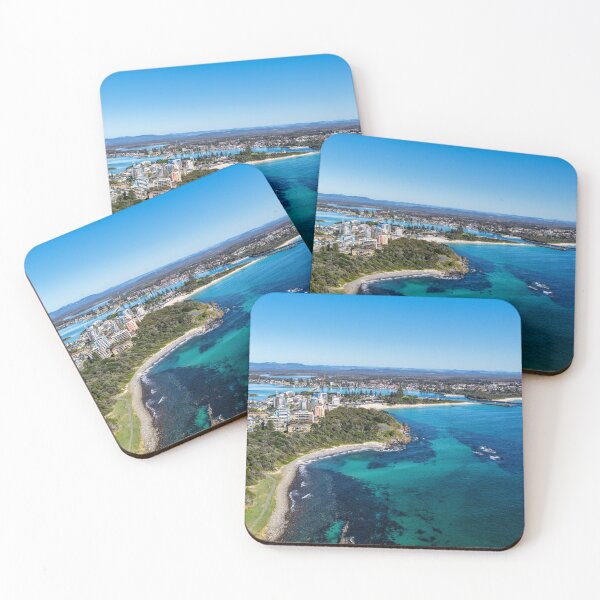 Item preview, Stunning aerial photograph of Forster and coastline designed and sold by Justin Mckinney.