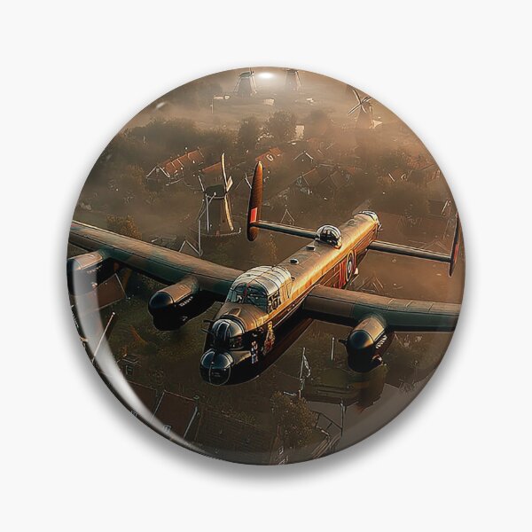 Item preview, Historic Lancaster Gliding Over the Lowlands of Holland in the Early Light designed and sold by Skyframe Aviation.