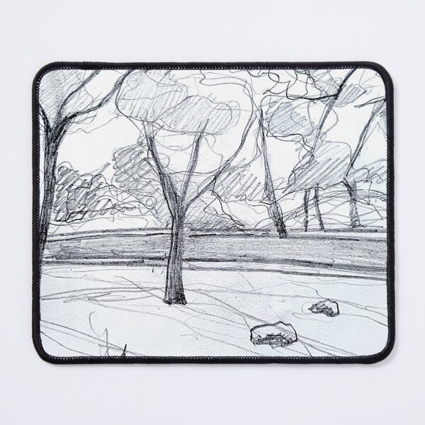 Item preview, trees sketch designed and sold by Tereza Pilar Art.