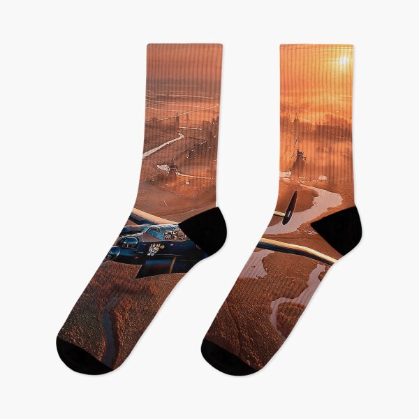 Item preview, Legendary Lancaster Soaring Across Sunlit Fields of the Netherlands as Day Breaks designed and sold by Skyframe Aviation.
