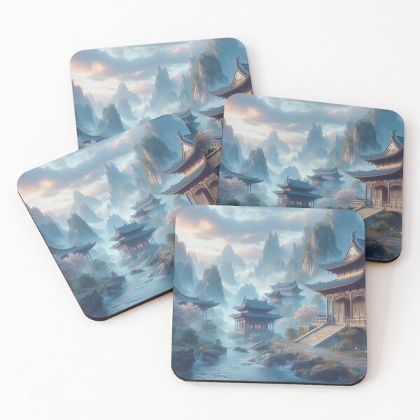 Item preview, Melody of the Flowing Mountains designed and sold by calmgarden.