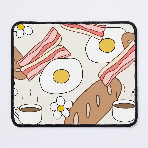 Item preview, Breakfast Food with Bacon, Eggs, Coffee, and Bread designed and sold by Chercheryellow.