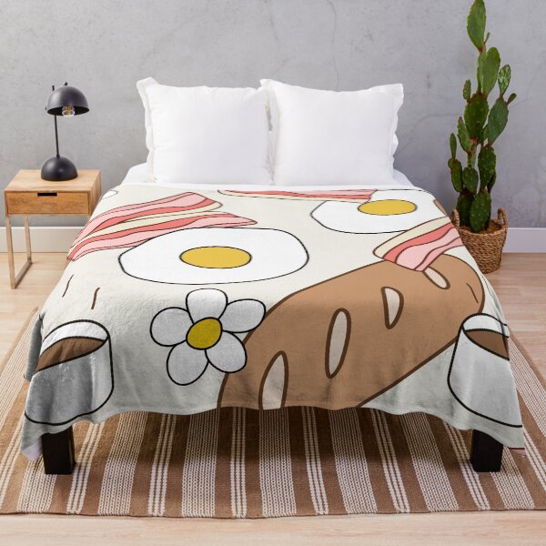 Item preview, Breakfast Food with Bacon, Eggs, Coffee, and Bread designed and sold by Chercheryellow.