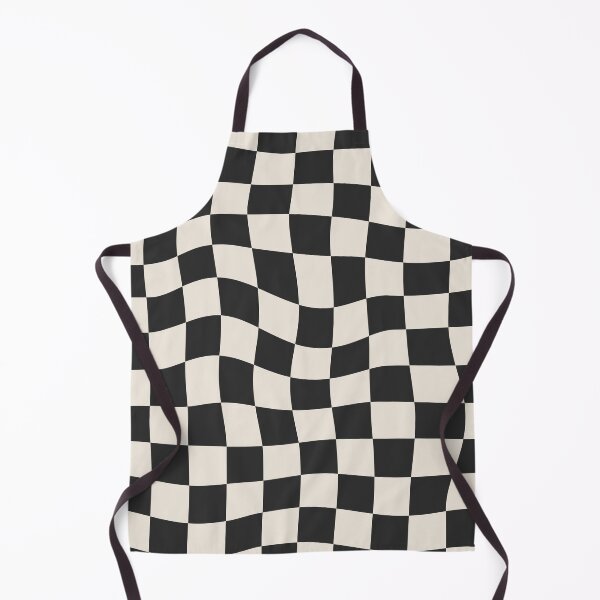 Item preview, Black and White Warped Checkered Pattern Checkerboard designed and sold by enricadenicola.