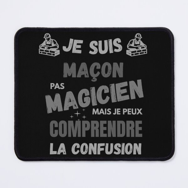 Item preview, I'm a bricklayer, not a magician, but I can understand the confusion – Occupational humor designed and sold by KeepItFunny.