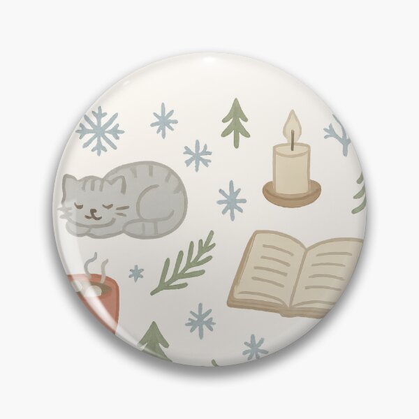Item preview, Cozy Winter Doodles Seamless Pattern designed and sold by Ombrya.