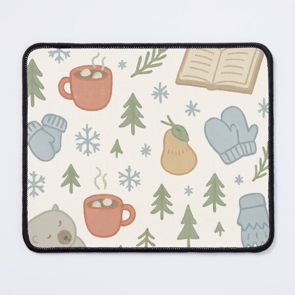 Item preview, Cozy Winter Doodles Seamless Pattern designed and sold by Ombrya.
