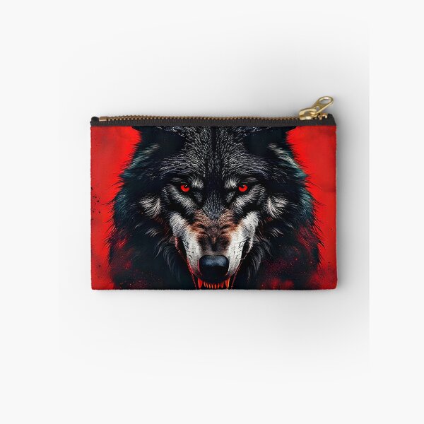 Item preview, Demon Wolf Ascendant – Red Ritual Illustration designed and sold by Neer arts.