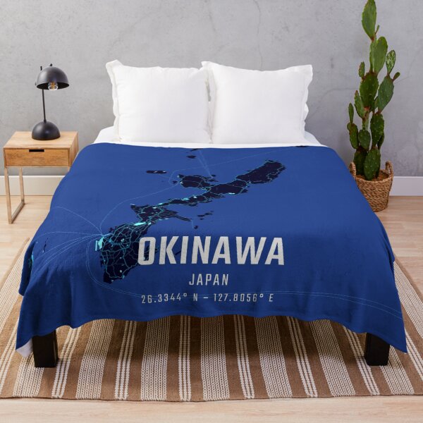 Item preview, Okinawa Midnight City Map designed and sold by HomeLivingCo.