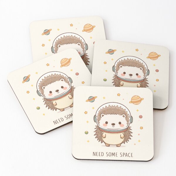Item preview, HEDGEHOG – “Need Some Space” designed and sold by The-Dreamy-Zoo.