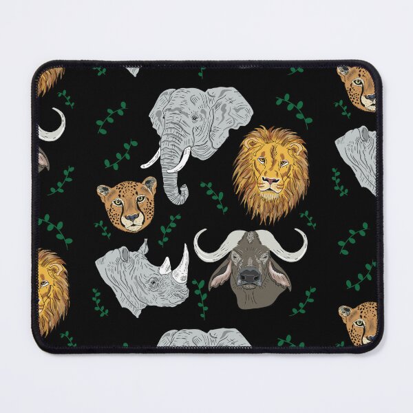Item preview, The Big Five Safari Animals designed and sold by SpiritedArtwork.