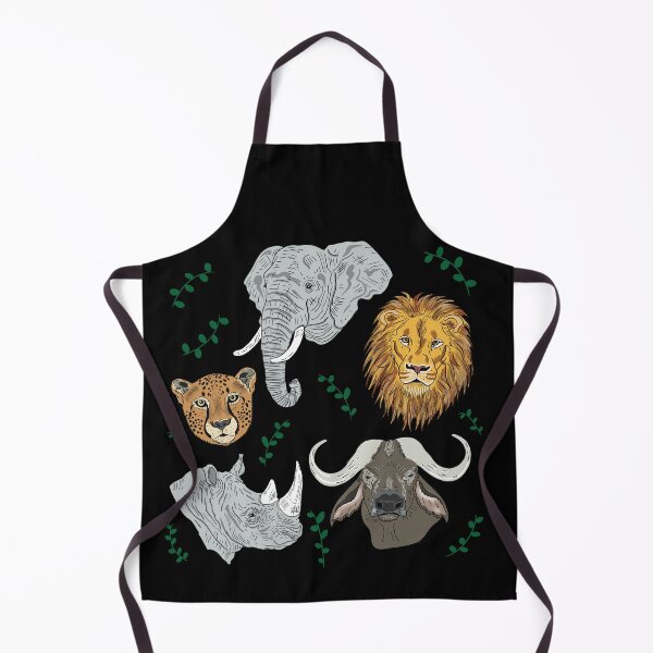 Item preview, The Big Five Safari Animals designed and sold by SpiritedArtwork.