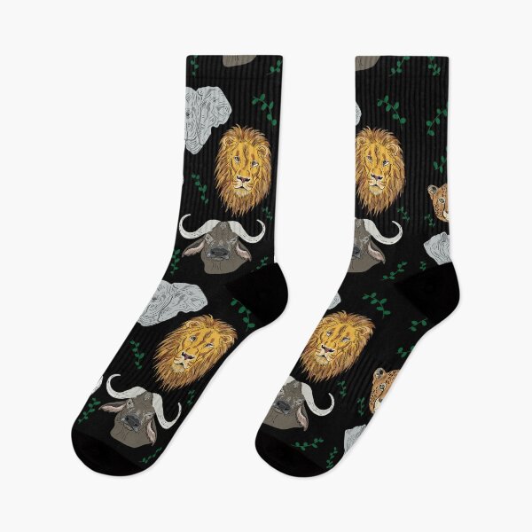 Item preview, The Big Five Safari Animals designed and sold by SpiritedArtwork.